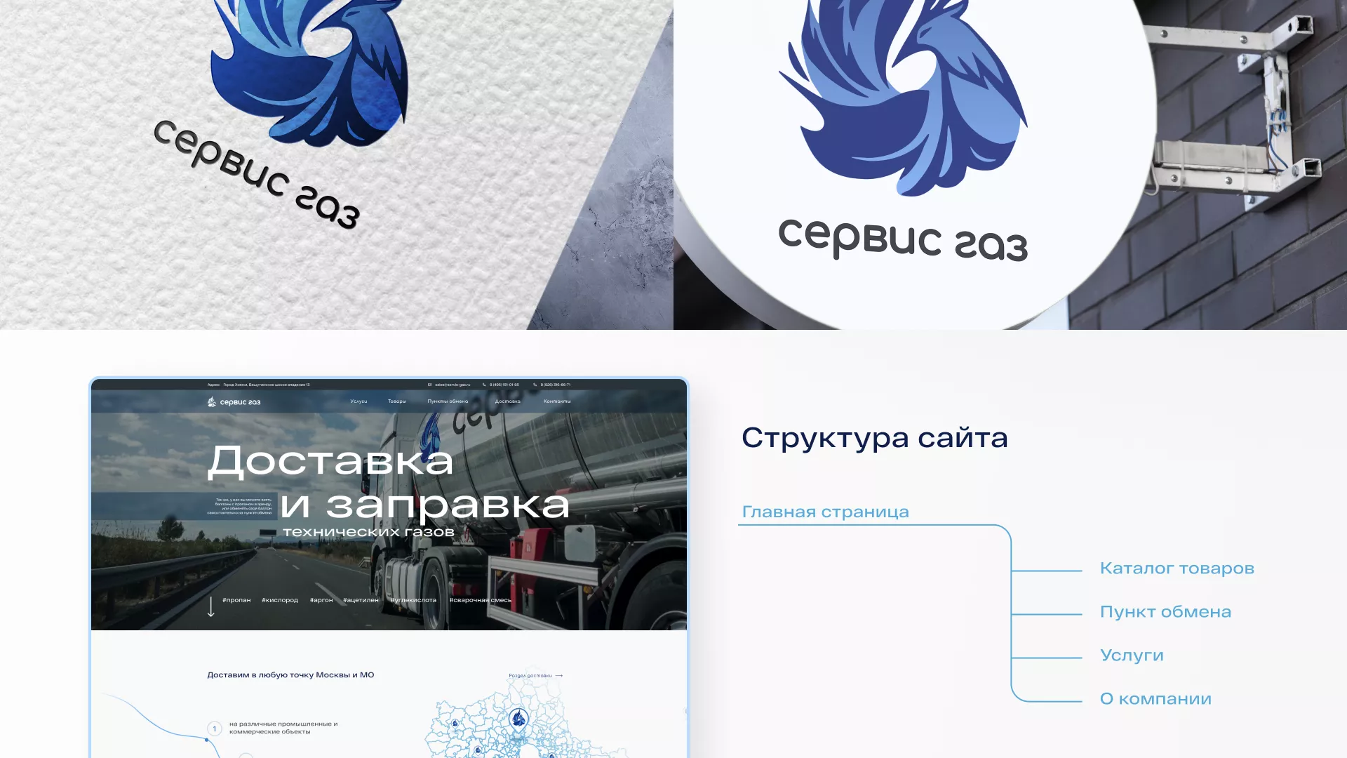 Создание сайта компании «Сервис газ» в Сорочинске